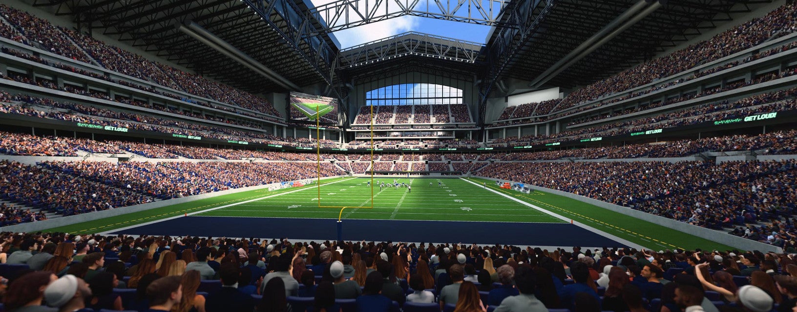 Seat view from Field End Zone