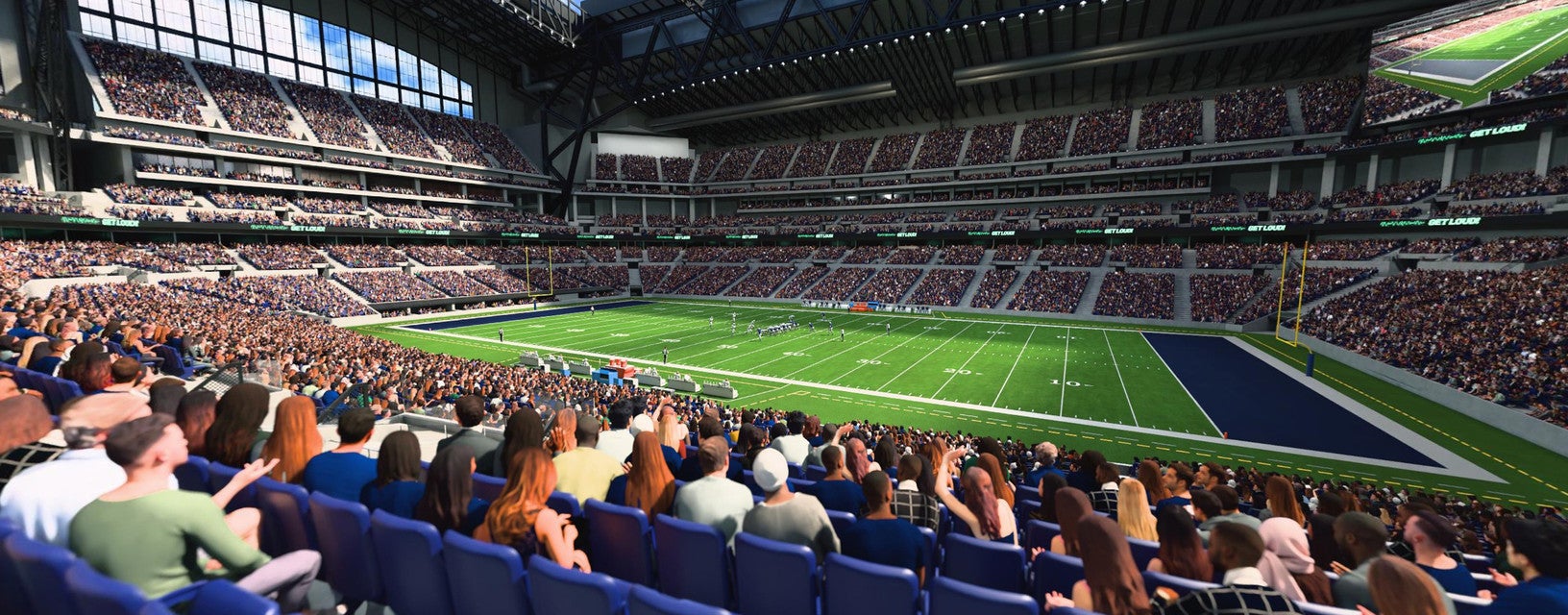 Seat view from Field Sideline