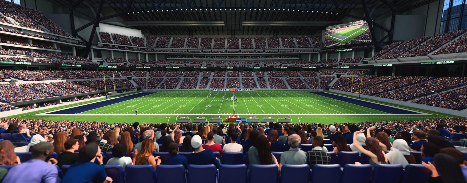 Seat view from Club I
