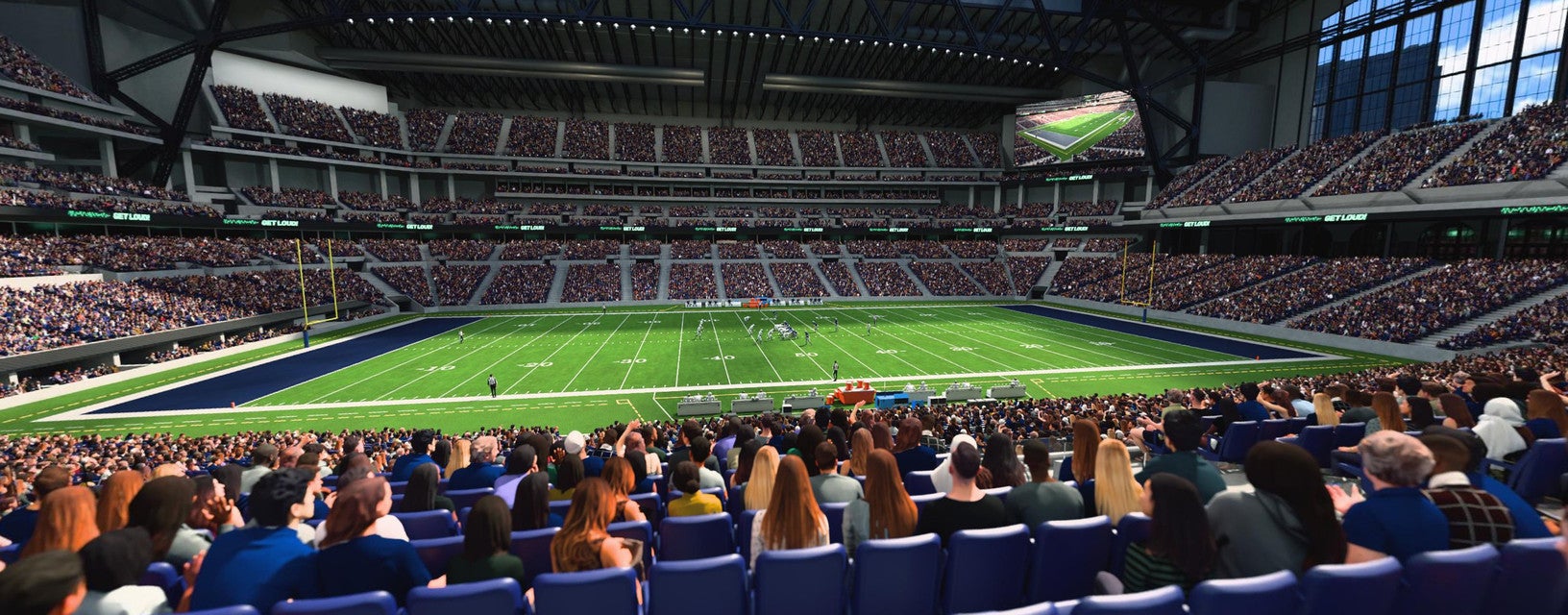 Seat view from Club I