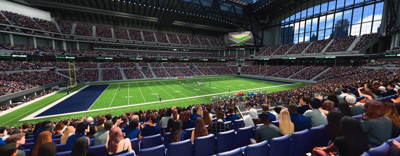 Seat view from Field Sideline