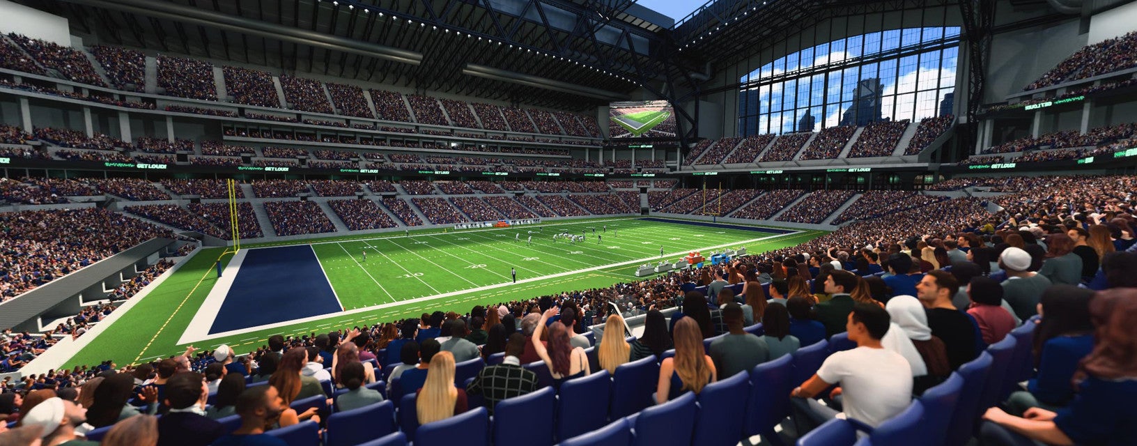 Seat view from Field Sideline