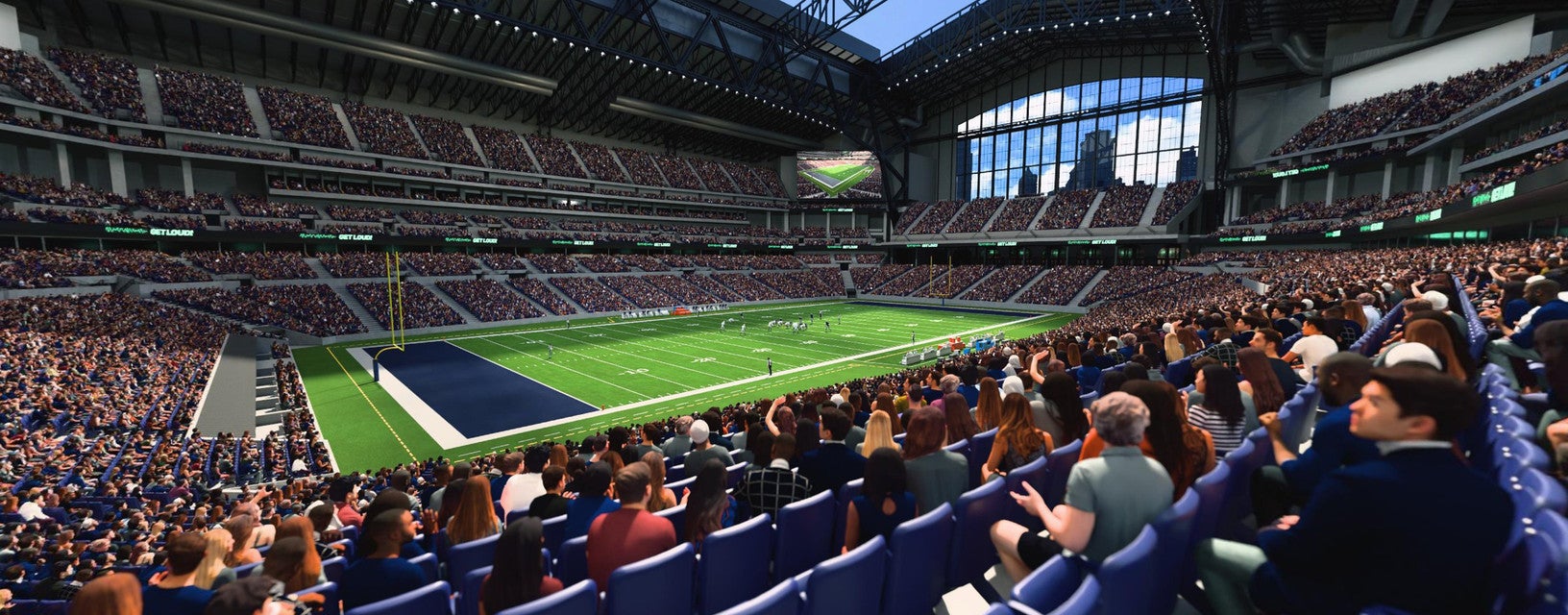 Seat view from Field Sideline