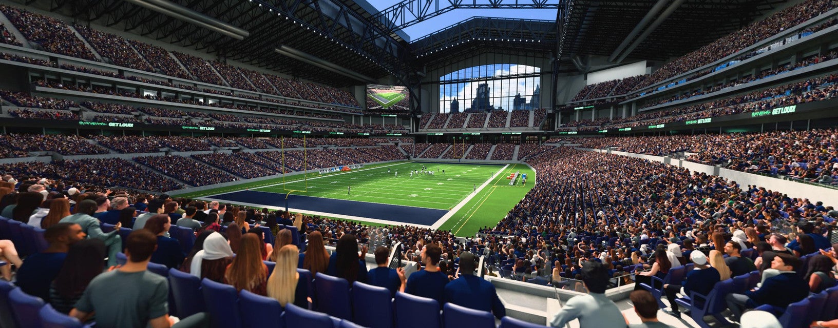 Seat view from Field End Zone
