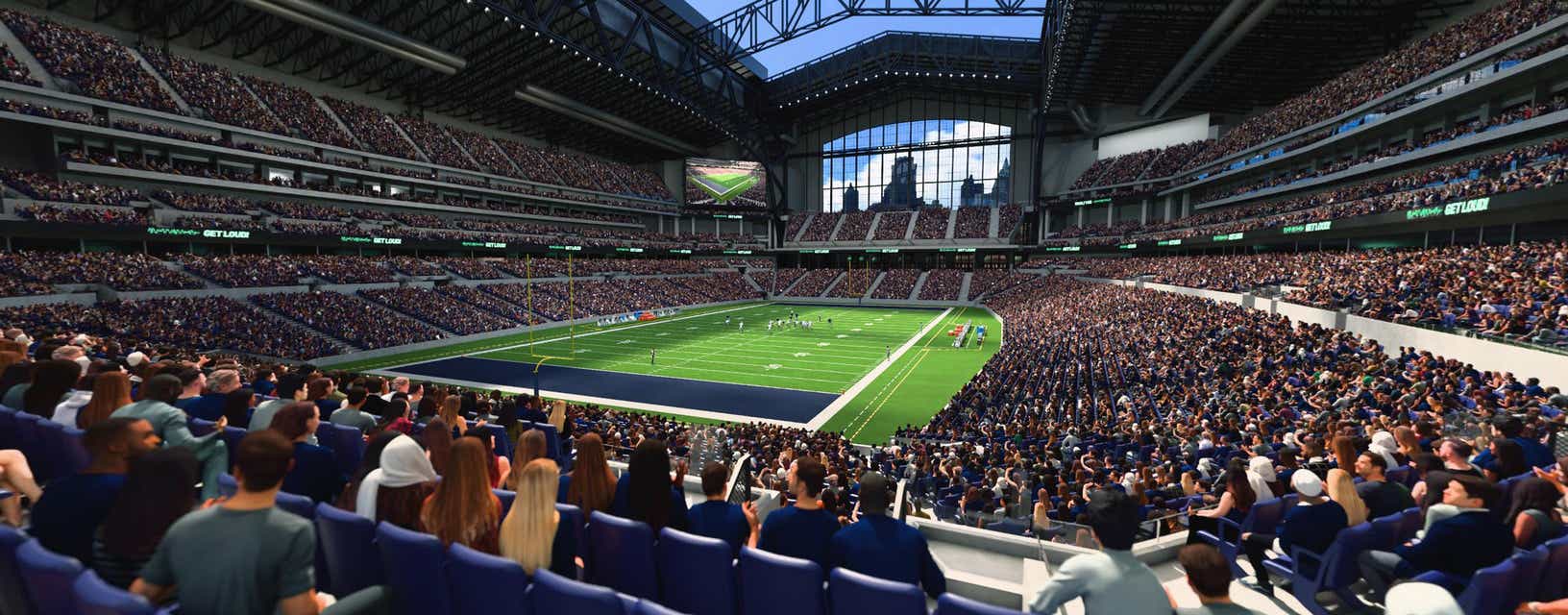 Seat view from Field End Zone