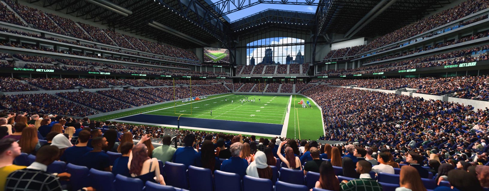 Seat view from Field End Zone