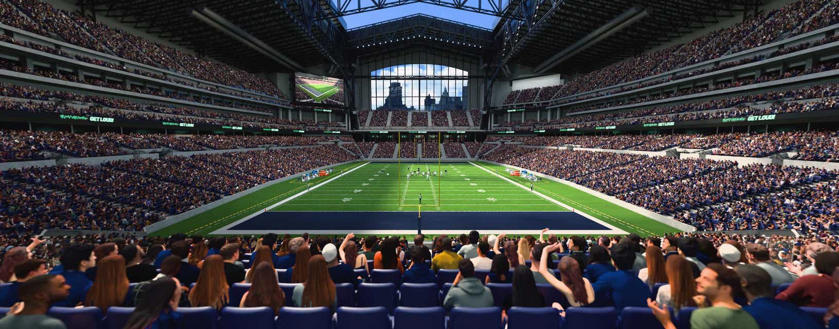 Seat view from Field End Zone