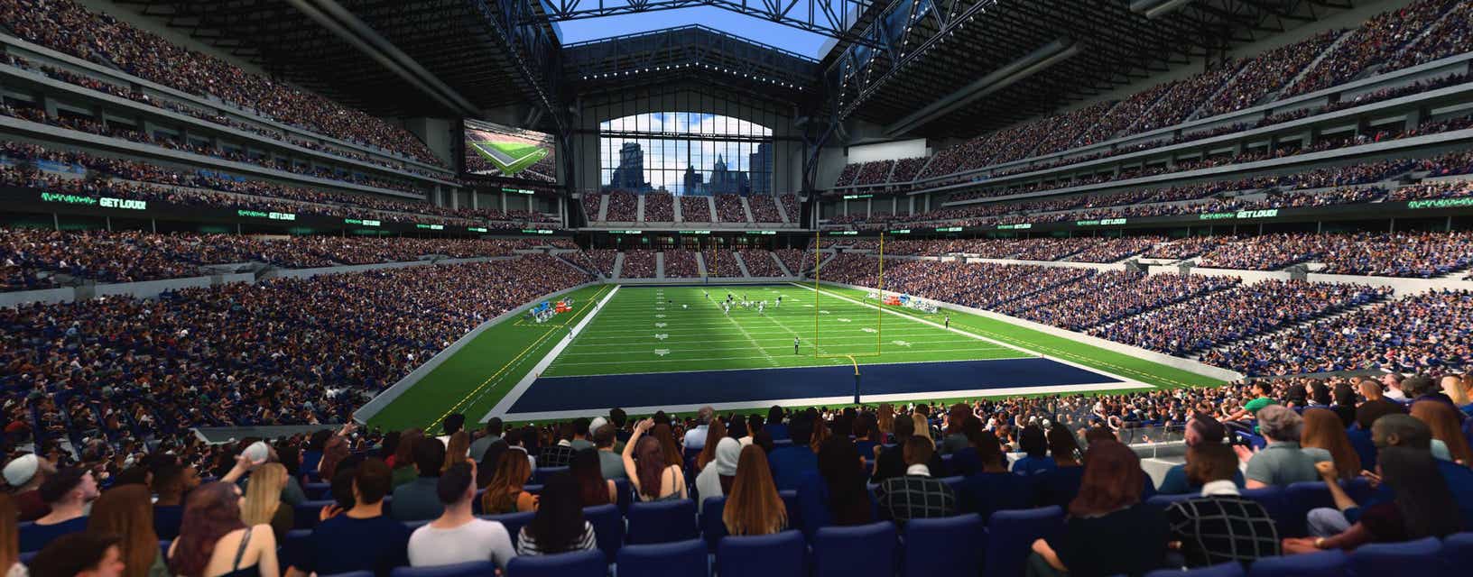 Seat view from Field End Zone