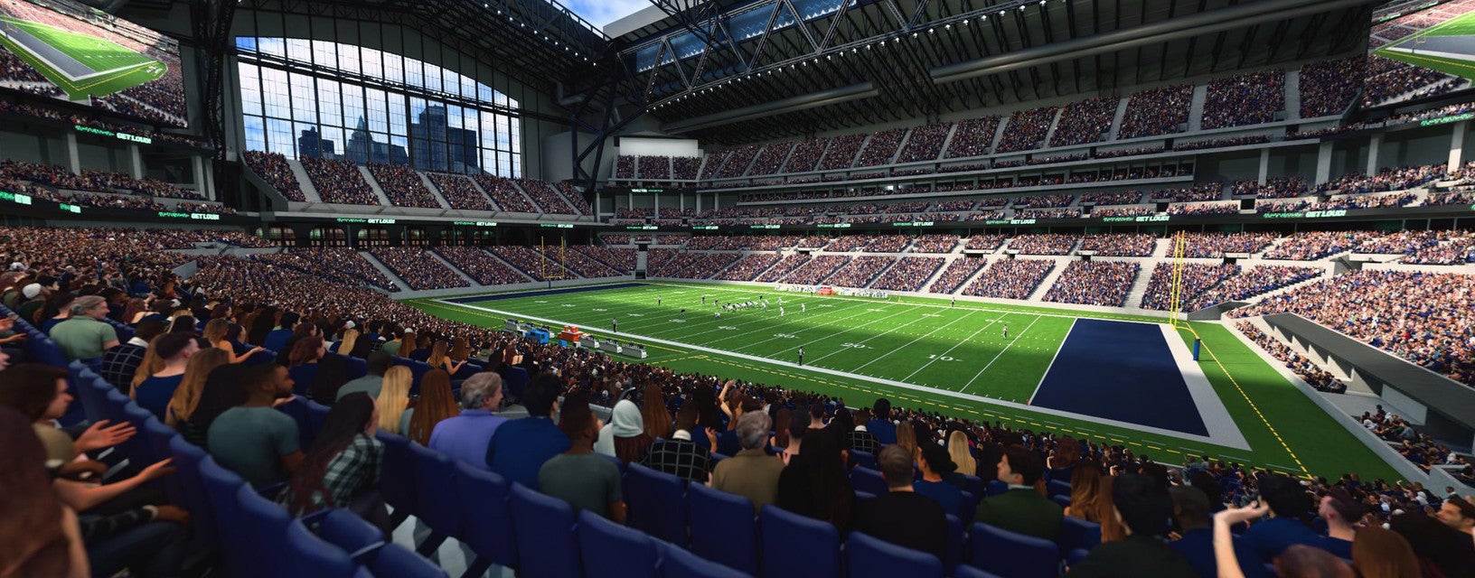 Seat view from Field Sideline