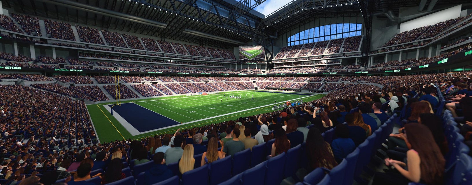 Seat view from Field Sideline