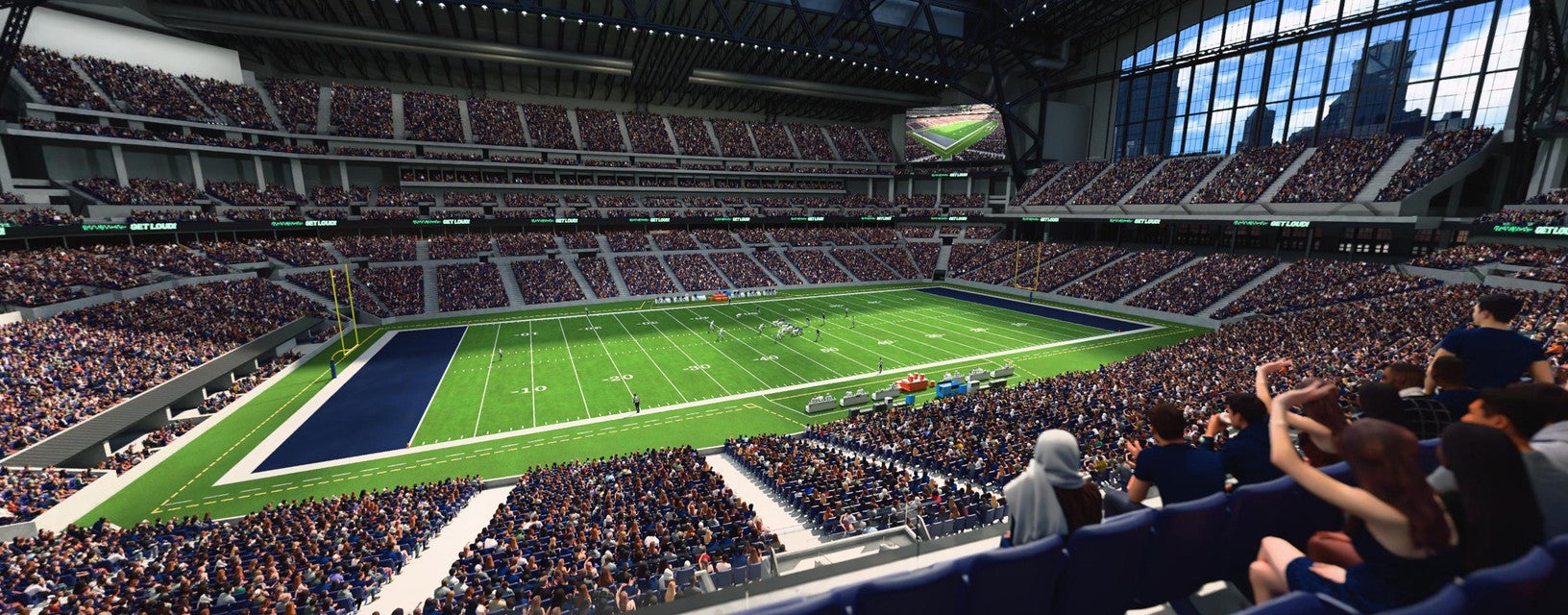 Seat view from Loge Sideline