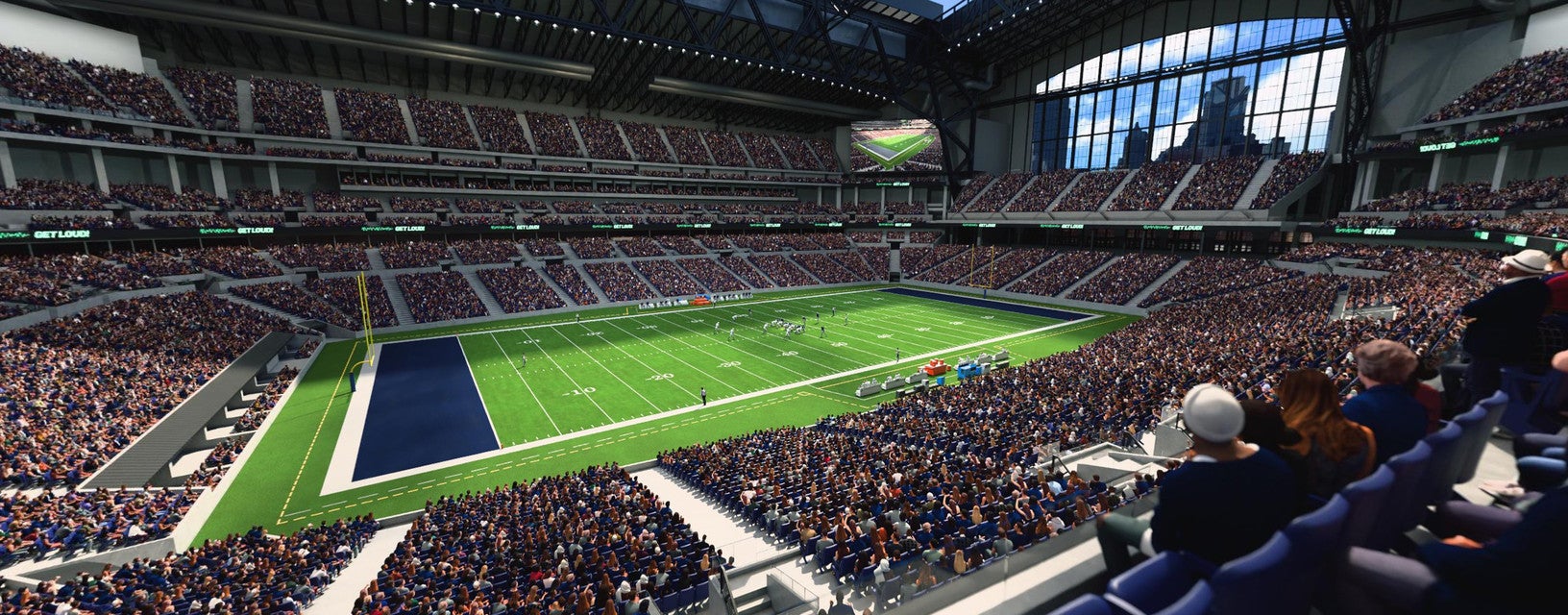 Seat view from Loge Sideline