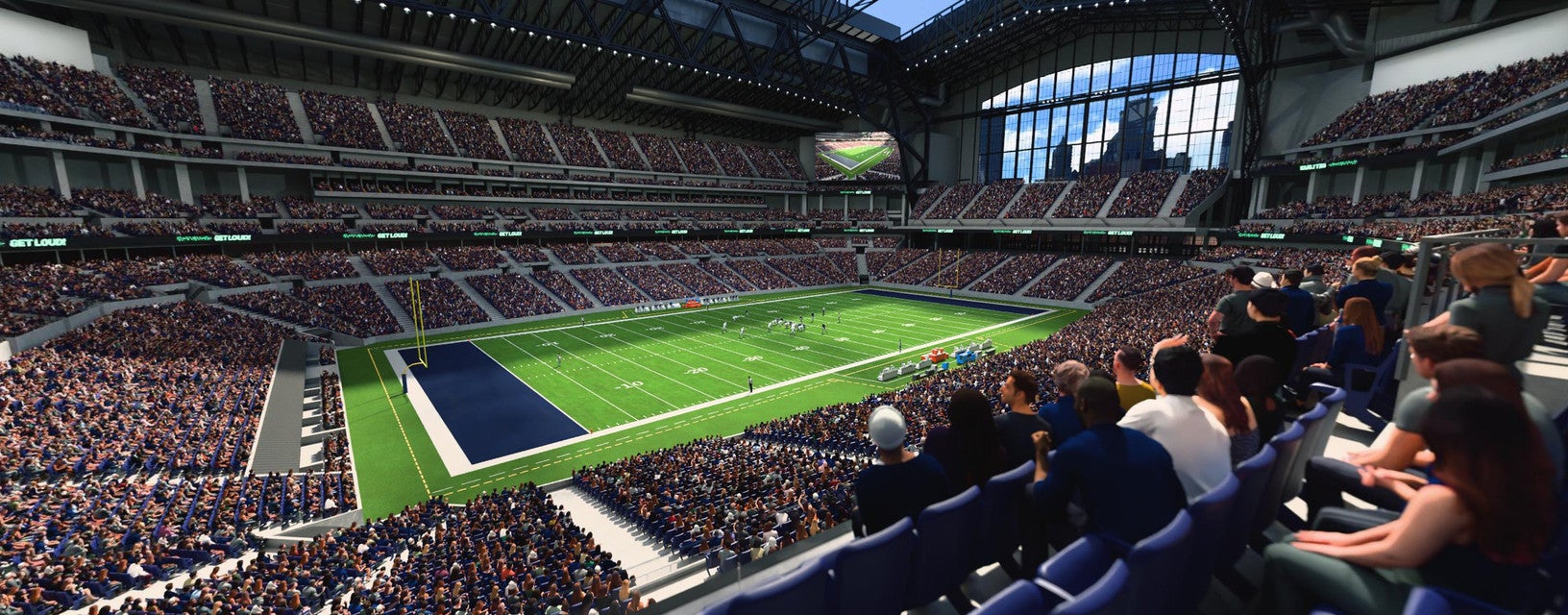 Seat view from Loge Sideline