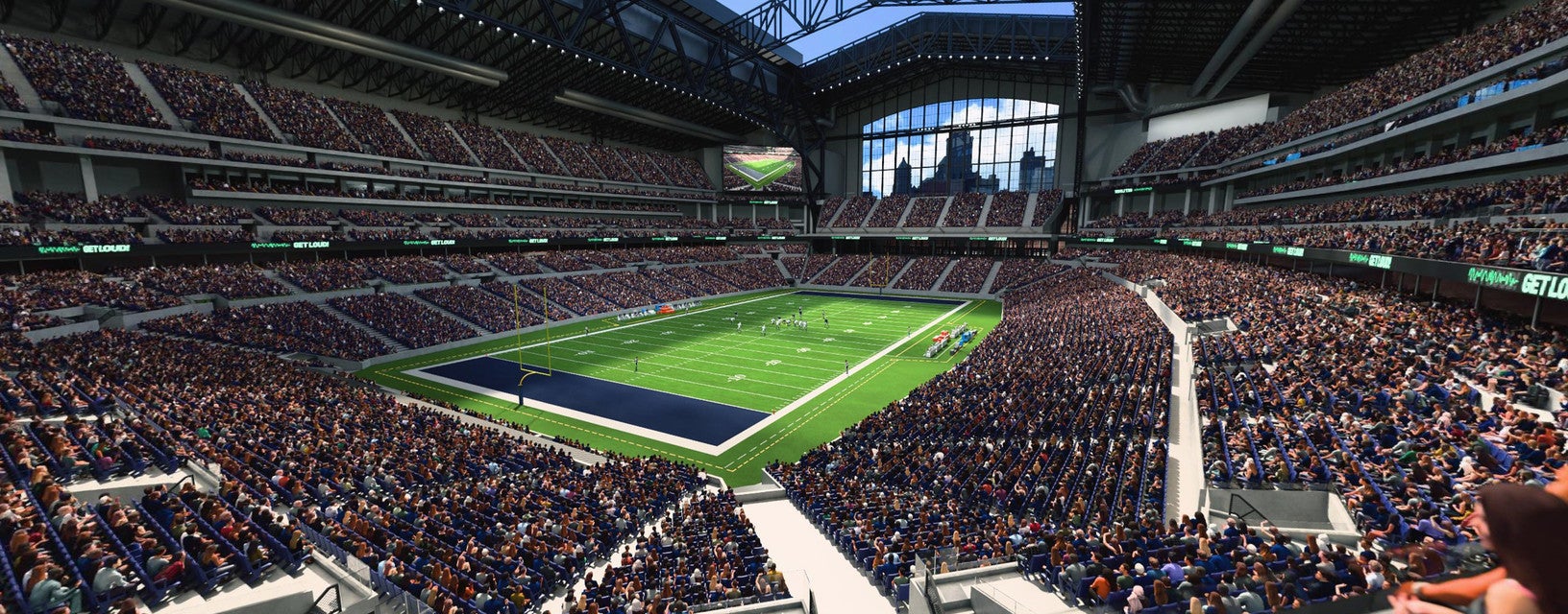 Seat view from Loge Corner
