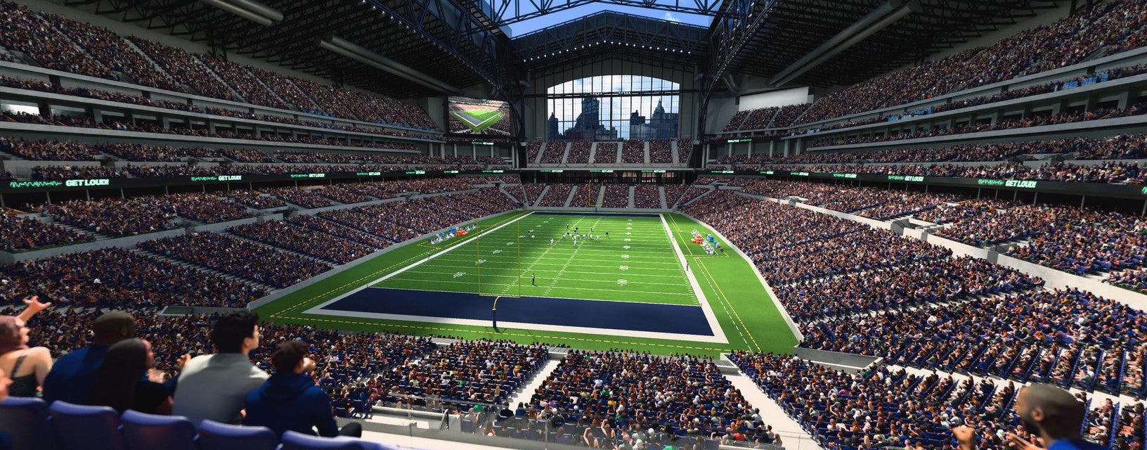 Seat view from Loge End Zone
