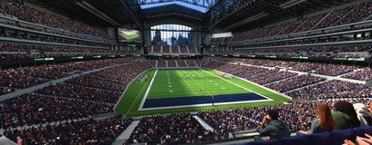Seat view from Loge End Zone