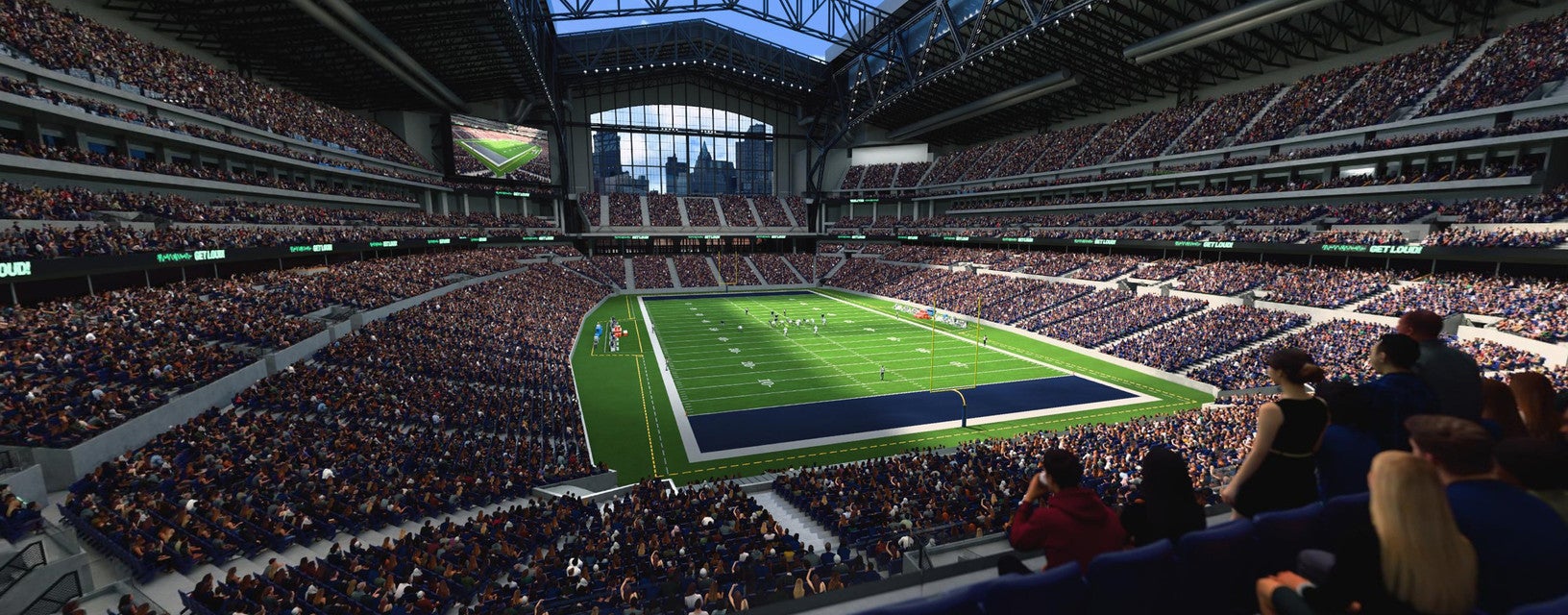 Seat view from Loge End Zone