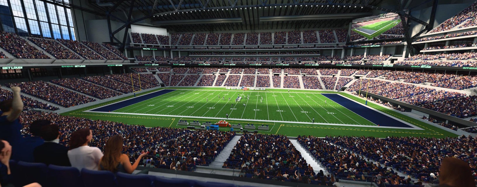 Seat view from Lower Loge