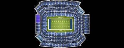 Seat view from Middle Endzone
