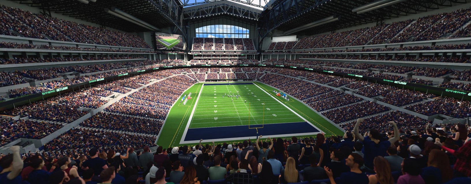 Seat view from Loge End Zone