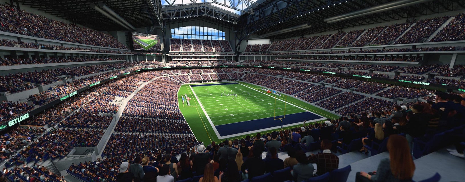 Seat view from Loge End Zone