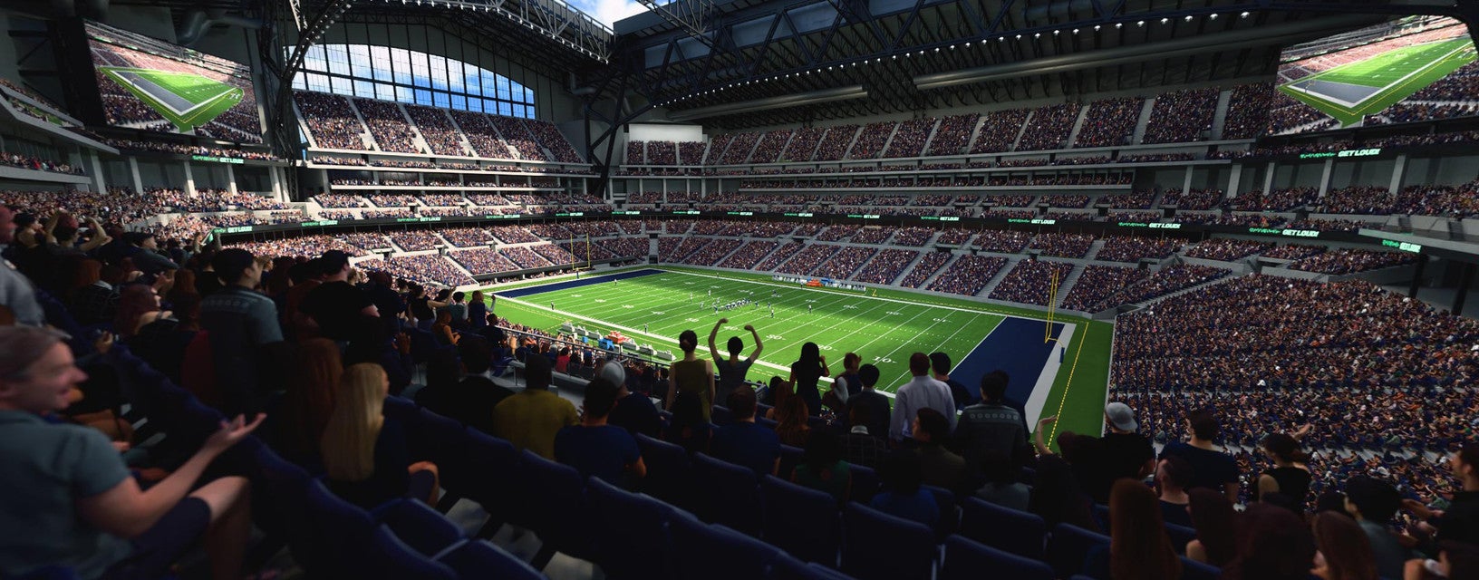 Seat view from Loge Sideline
