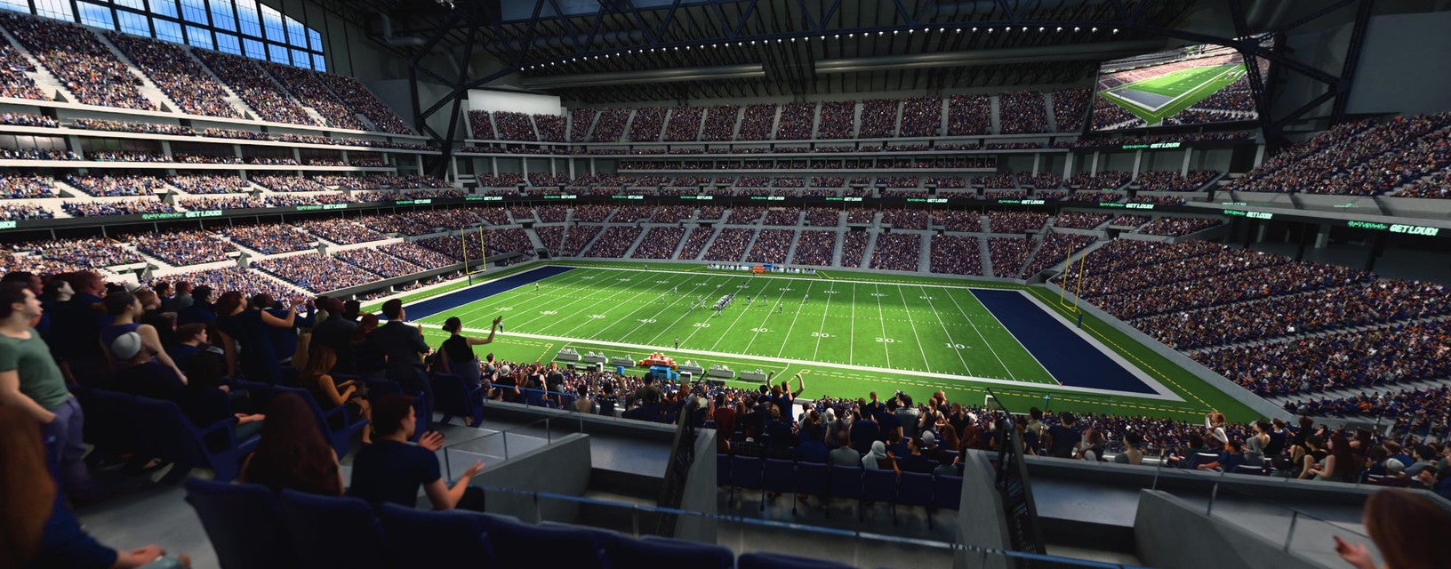Seat view from Loge