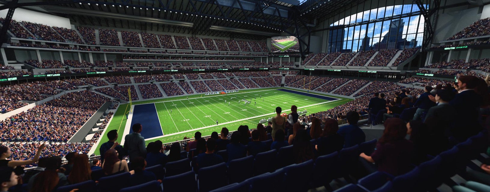 Seat view from Loge Sideline