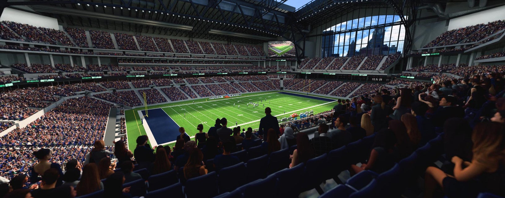 Seat view from Loge