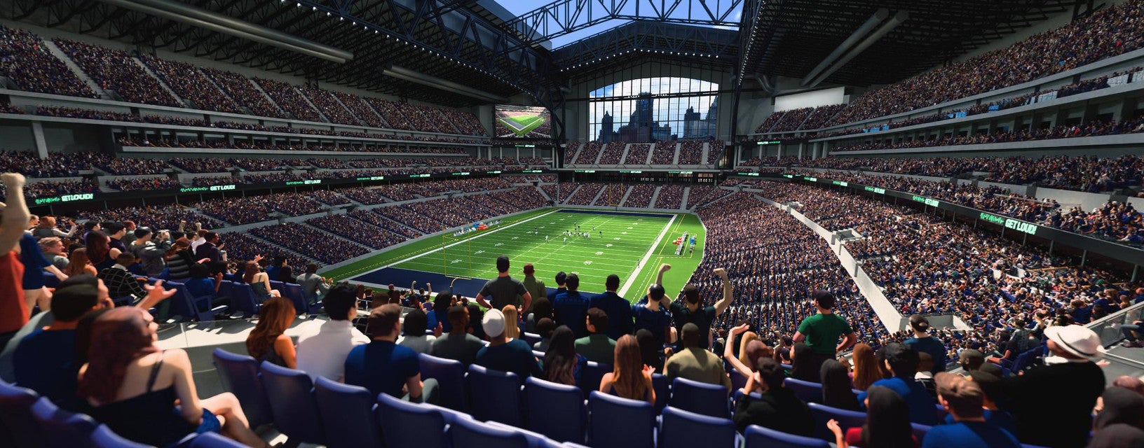 Seat view from Loge End Zone