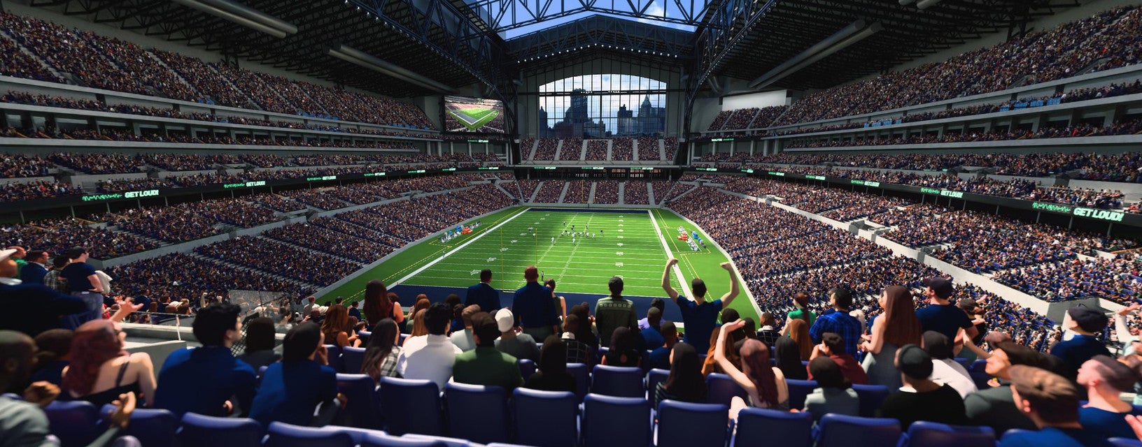 Seat view from Loge End Zone