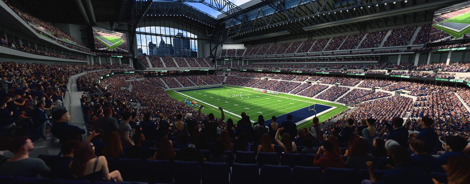 Seat view from Loge Corner