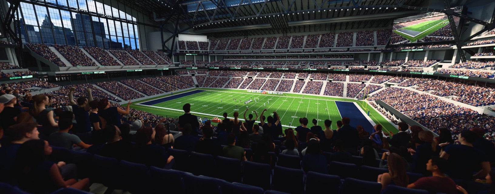 Seat view from Loge Sideline