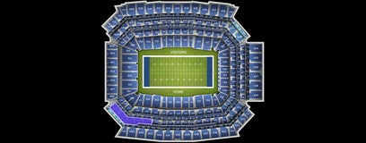 Seat view from Loge