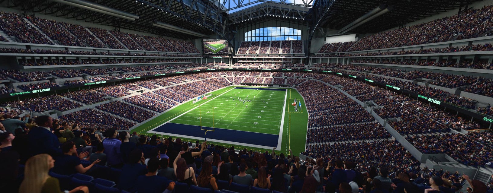 Seat view from Loge End Zone