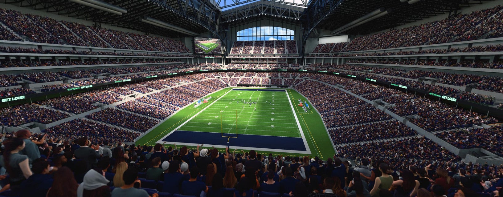 Seat view from Loge End Zone
