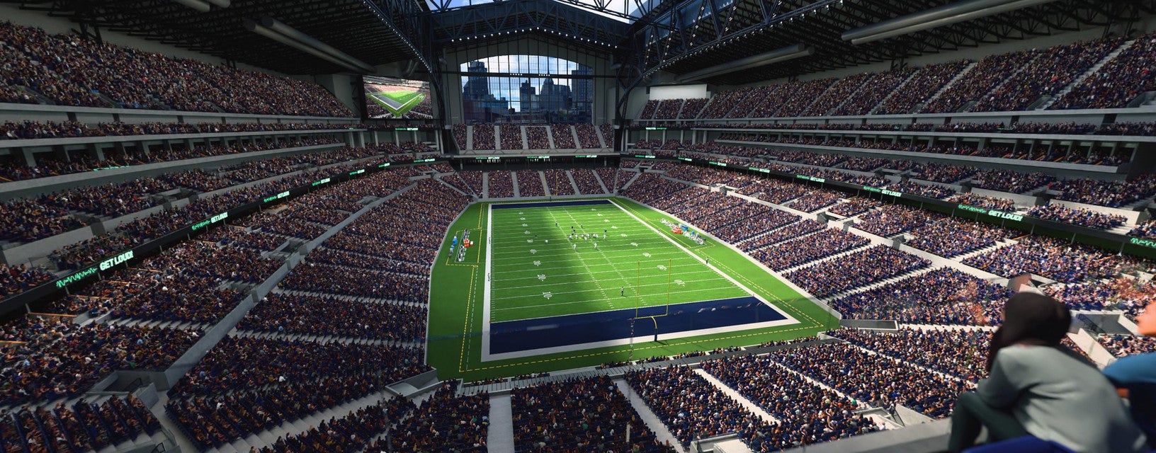 Seat view from Terrace End Zone
