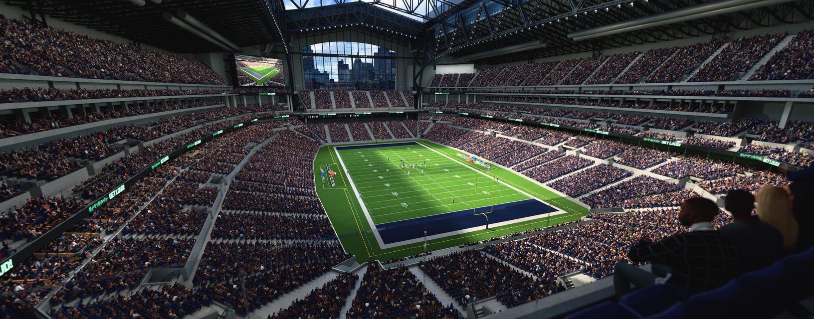 Seat view from Terrace End Zone