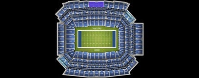 Seat view from Upper Midfield