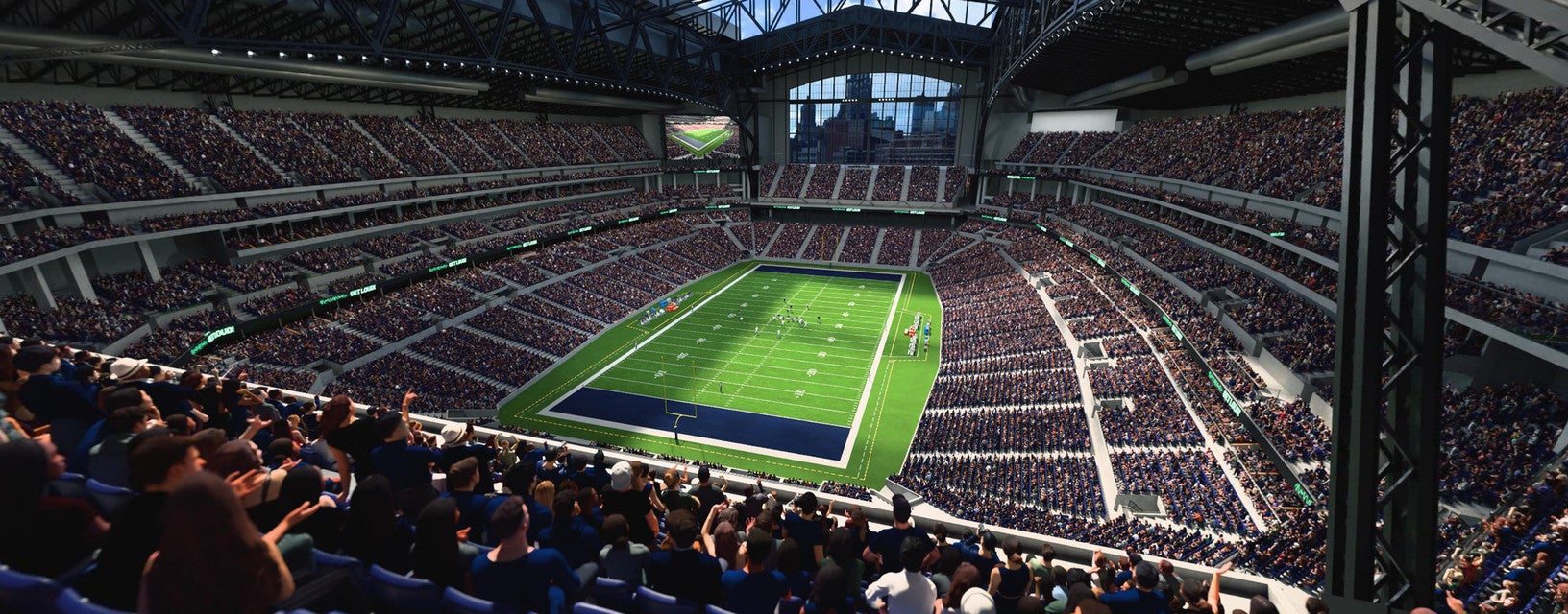 Seat view from Terrace End Zone