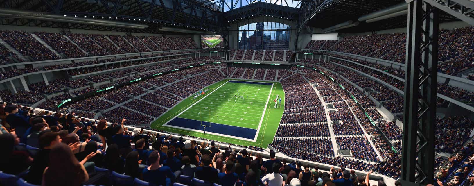 Seat view from Terrace End Zone