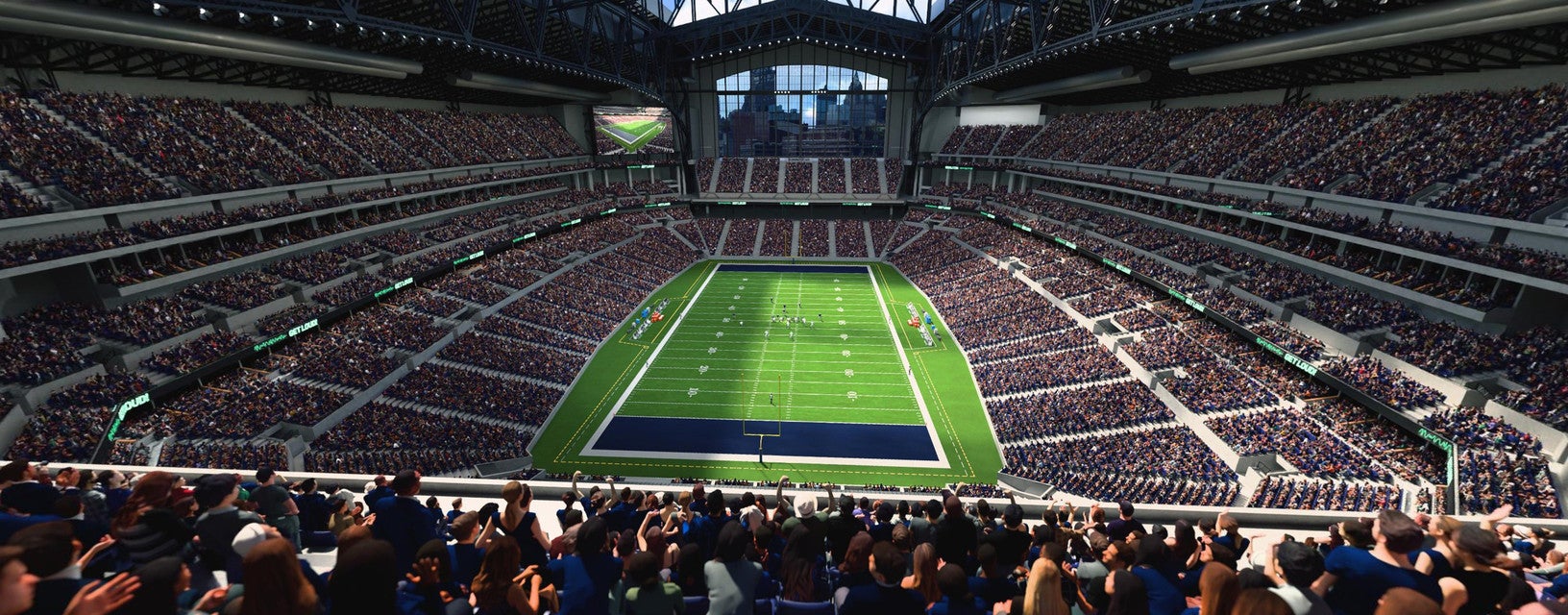 Seat view from Terrace End Zone