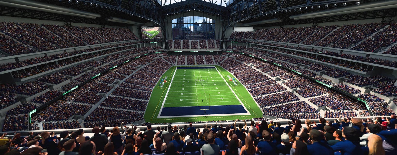 Seat view from Terrace End Zone