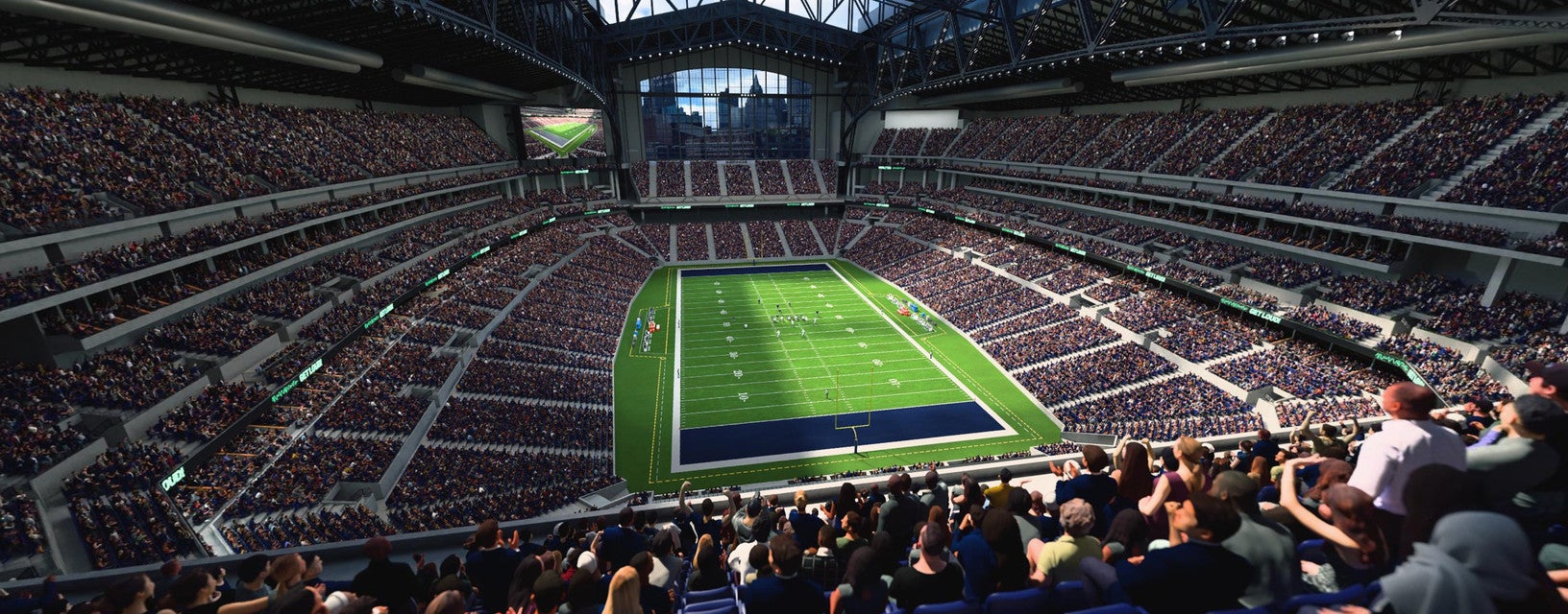 Seat view from Terrace End Zone