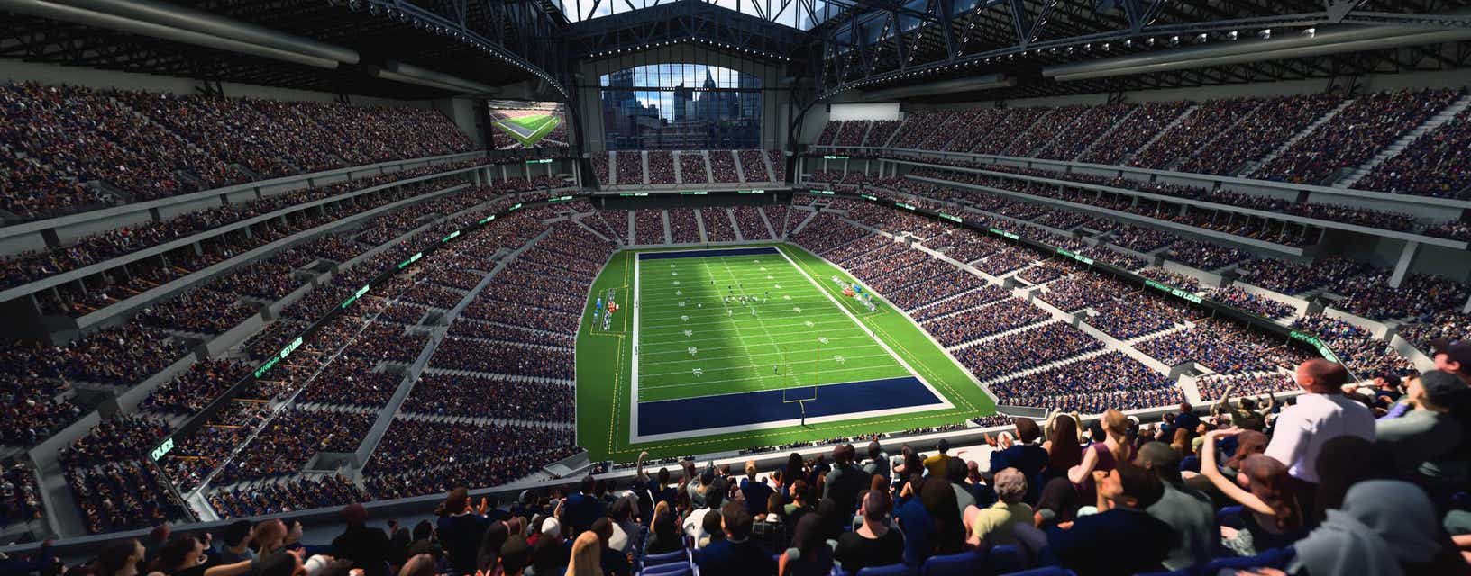 Seat view from Terrace End Zone