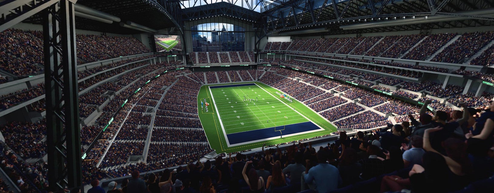 Seat view from Terrace End Zone