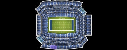 Seat view from Upper Sideline