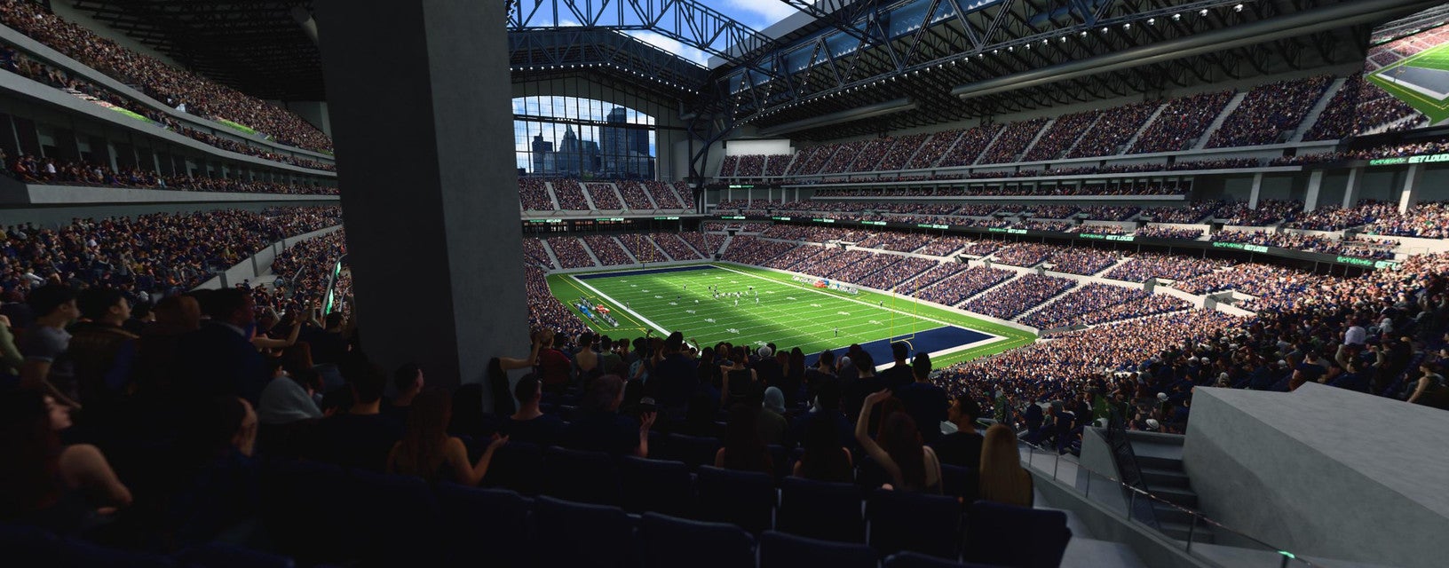 Seat view from General Admission