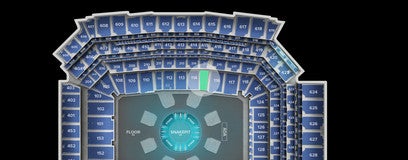 Seat view from Club III