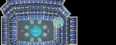 Seat view from Field End Zone